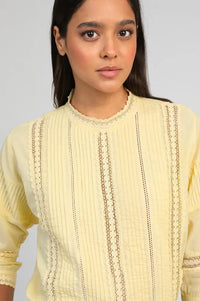 An'ge Samilou Yellow Blouse - The Mercantile London