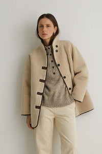 Yerse Marnie Ecru Coat