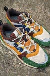 Karhu Fusion 2.0 Douglas Fir And Navy Peony Trainers