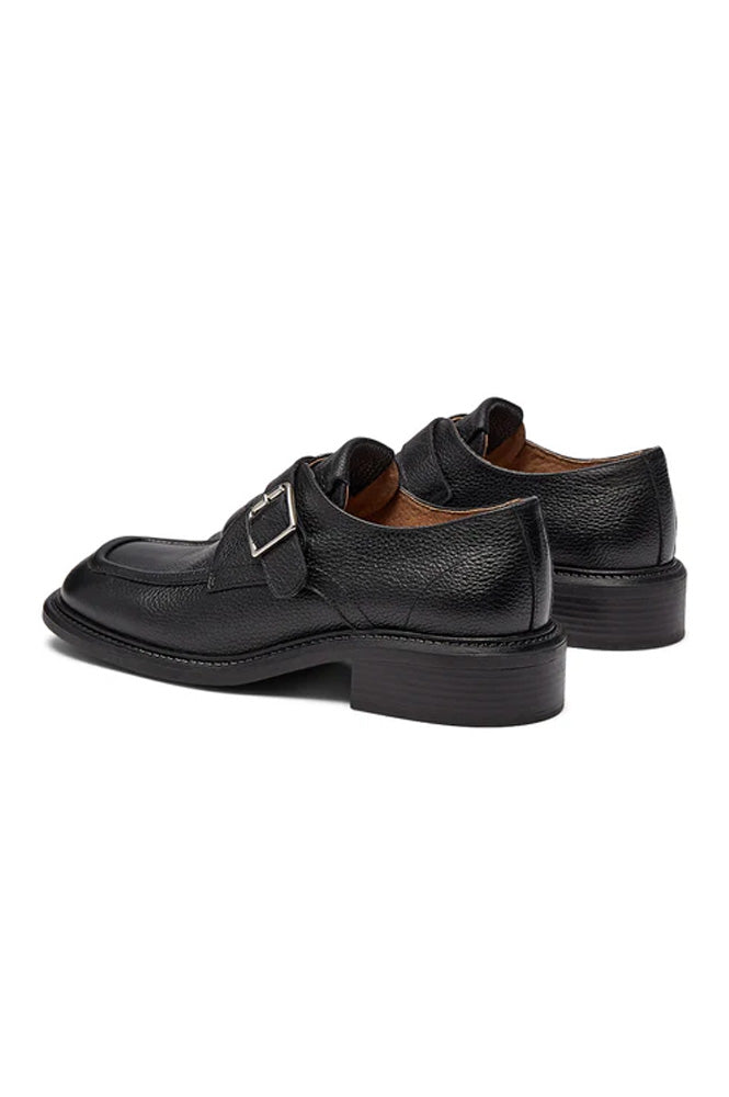 Pavement Svea Black Buckle Loafers - The Mercantile London