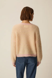 Des Petits Hauts Alvaro Butter And Rose Cardigan