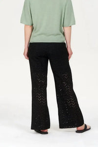 Komodo Khari Embroidered Black Trousers - The Mercantile London