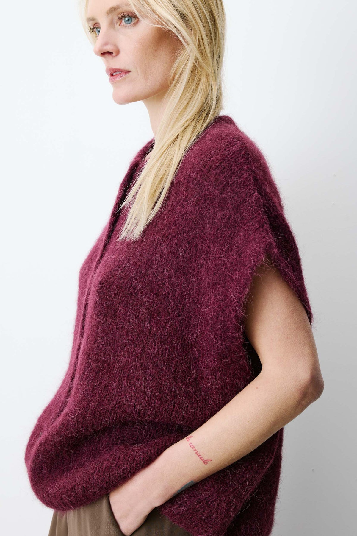 Grace & Mila Addison Aubergine Cardigan