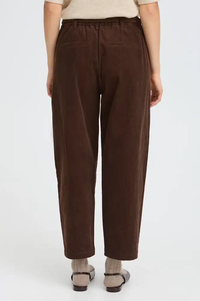 Fransa Calana Hot Fudge Corduroy Trousers - The Mercantile London
