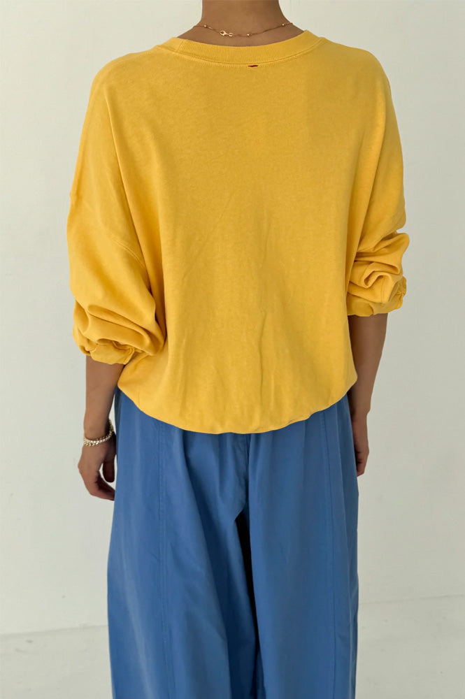 Le Bon Shoppe Cali Egg Yolk Jersey Sweatshirt - The Mercantile London