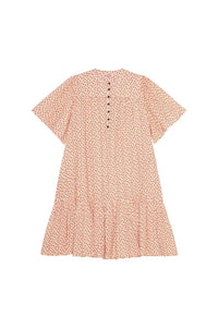 Habiba New Dawn Berry Floral Babydoll Dress