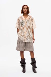 Baum Und Pferdgarten Mannica Frappe Lace Shirt - The Mercantile London