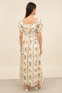 Daphne Mathilde Floral Maxi Dress
