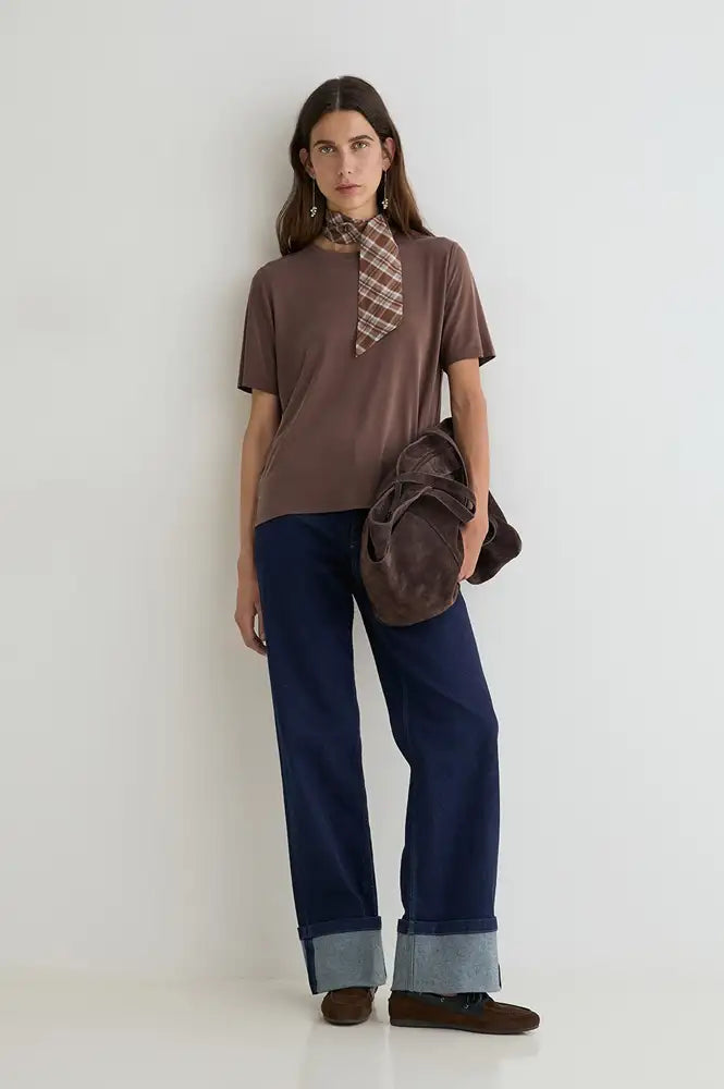 Yerse Chocolate Soft-Touch T-Shirt