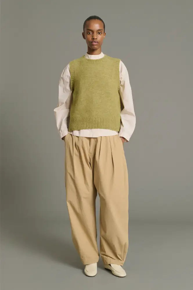 Soeur Namaste Sage Wool Vest