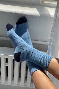 Le Bon Shoppe Classic Cashmere Bluebell Socks