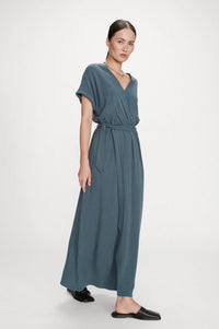 Grace & Mila Pollen Emerald Wrap Dress - The Mercantile London