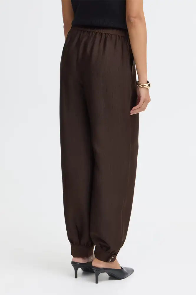 Fransa Kimmy Molé Brown Trousers - The Mercantile London