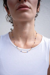 Shyla Venus Slim Lapis Necklace
