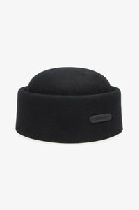 Yerse Black Pill Box Hat