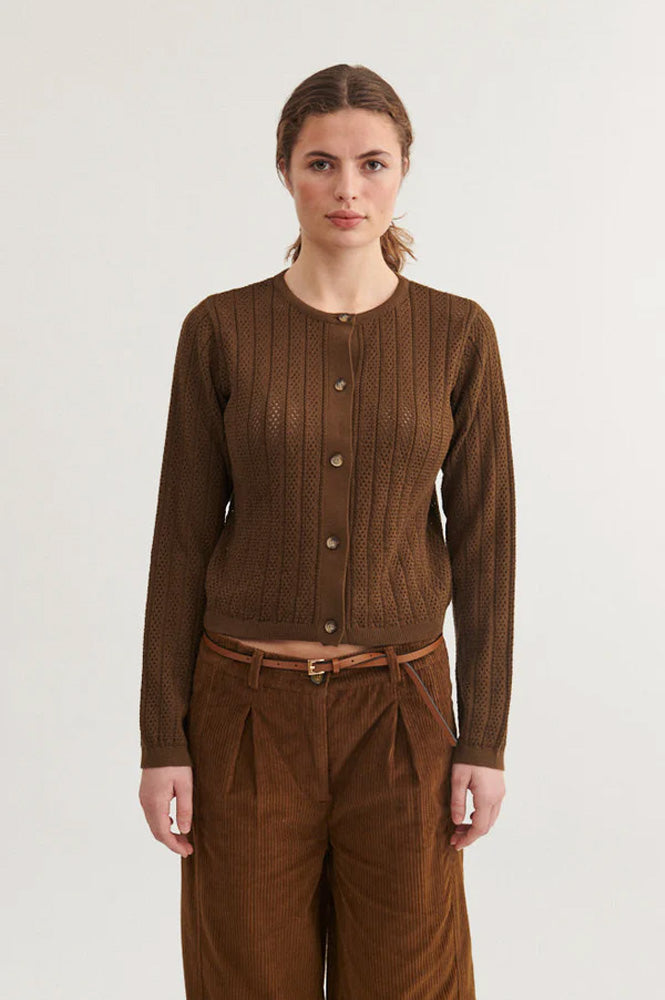 Basic Apparel Tricia Desert Palm Cardigan - The Mercantile London