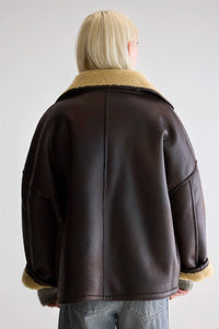 Bellerose Hestel Dark Chocolate Reversible Jacket - The Mercantile London