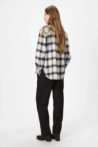 Nué Notes Montreal Navy Check Shirt - The Mercantile London