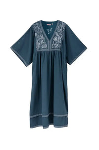 Habiba Vanessa Blue Moon Embroidered Dress
