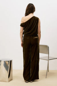 FRNCH Anita Ice Brown Asymmetric Top - The Mercantile London