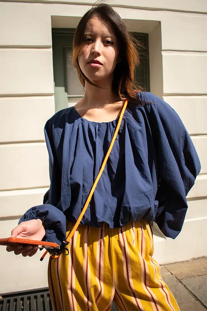 Talk And Tell Orange Crossbody Adjustable Phone Strap