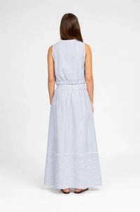 An'ge Ralyta Blue Striped Skirt - The Mercantile London