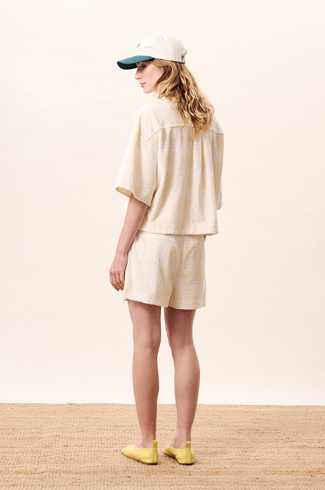 FRNCH Houlena Creme Floral Shirt - The Mercantile London