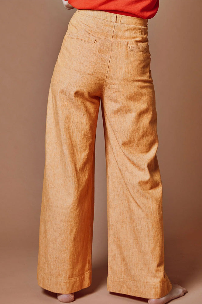 Emile Et Ida Daim Mustard Trousers - The Mercantile London