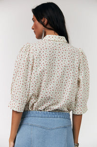 Lolly's Laundry Bono Red Floral Shirt