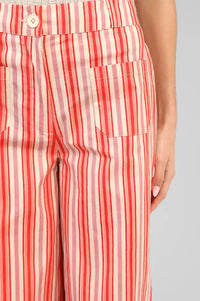 An'ge Rosina Red Striped Trousers - The Mercantile London