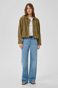 My Essential Wardrobe Petra Capers Suede Jacket - The Mercantile London