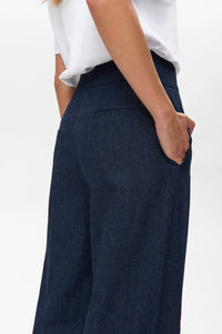 Numph Bussy Dark Denim Trousers - The Mercantile London