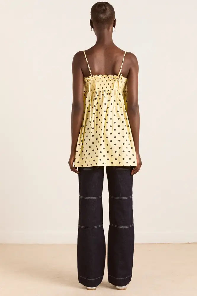 Damson Madder Lilo Butter Spot Mini Dress & Skirt