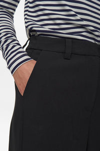 Numph Almut Caviar Suit Trousers - The Mercantile London