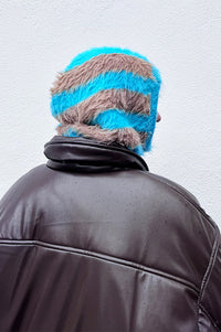 Mercantile Striped Blue Balaclava