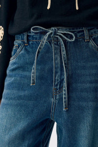 Object Rosie Tie Blue Denim Jeans - The Mercantile London