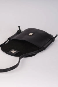 Kate Sheridan Mini Black Ribbon Bag
