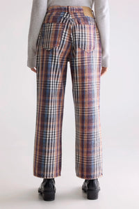 Bellerose Paty Check A Wide Jeans - The Mercantile London
