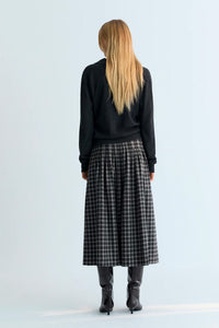 The New Society Dione Checked Skirt - The Mercantile London