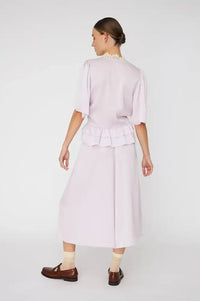 Stella Nova Light Purple Delicate Tieband Blouse