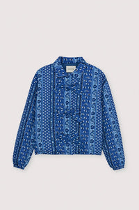 The New Society Mare Blue Bandana Jacket - The Mercantile London