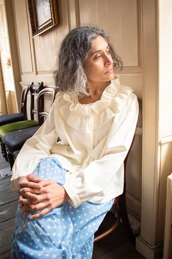 Daydress Spry Off-White Twill Jacket - The Mercantile London