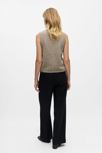 Object Diana Morel V-Neck Knitted Vest - The Mercantile London