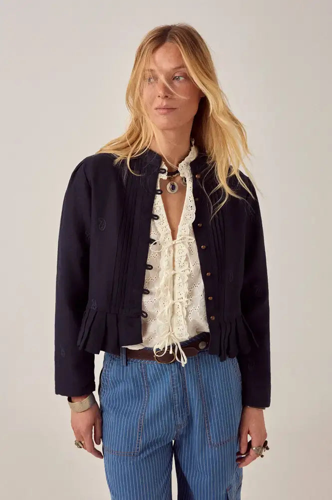 Maison Hotel Edgard Night Blue Jacket - The Mercantile London