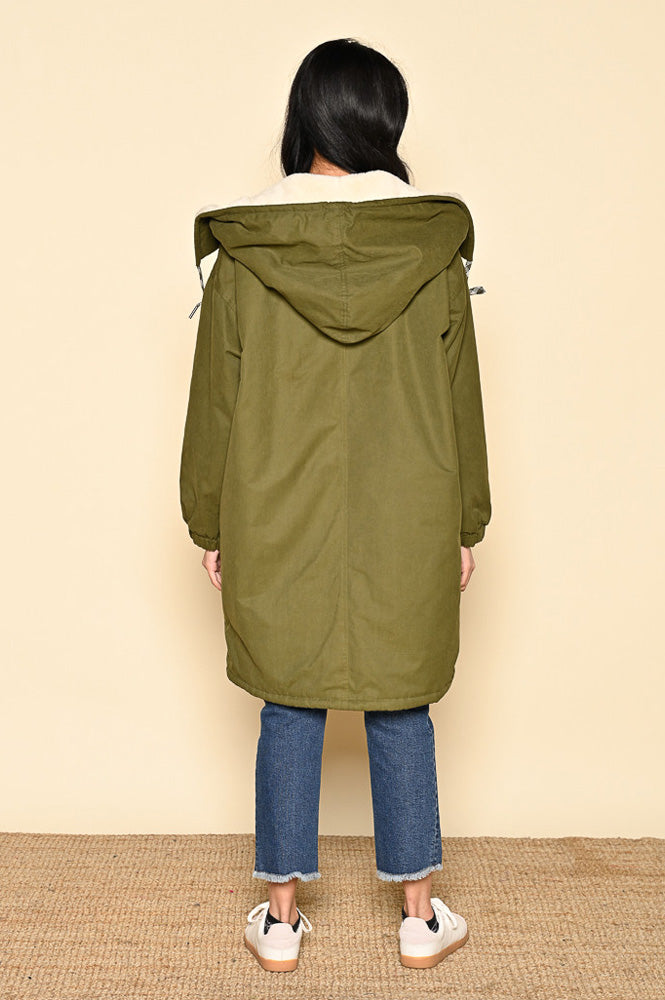 Orfeo Billy Khaki Parka - The Mercantile London