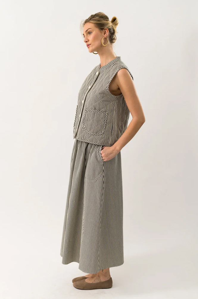 Lolly's Laundry Akane Striped Maxi Skirt - The Mercantile London