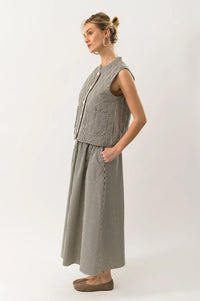 Lolly's Laundry Akane Striped Maxi Skirt - The Mercantile London