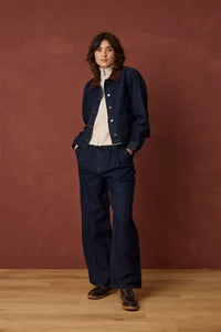 Fransa Leslie Dark Denim Jacket