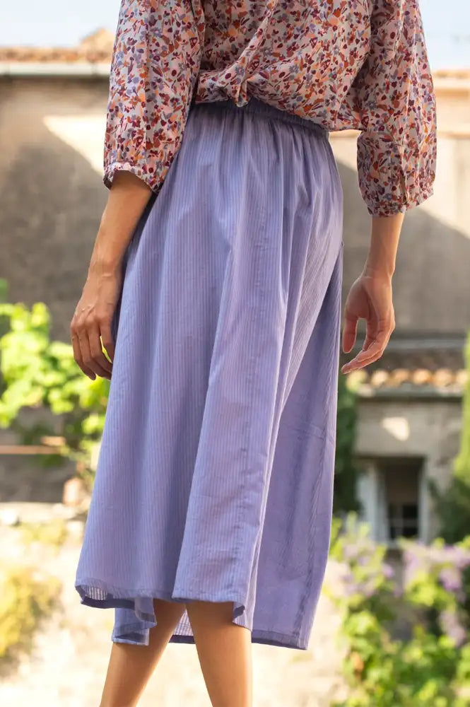 Zen Ethic Lina Lilac Skirt - The Mercantile London
