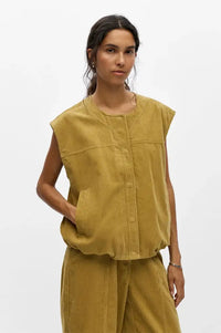 Object Pella Fennel Seed Sleeveless Jacket